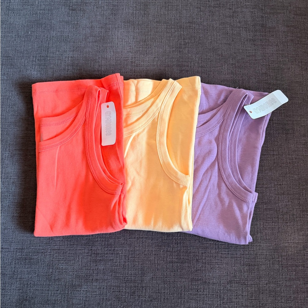 SET OF THREE gymboree tank tops